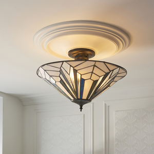 Plafonieră Interiors Astoria Tiffany multicolor 3xE27 48 cm 111895 small 1