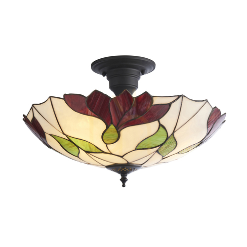 Verifica Lampa de tavan Interiors Tiffany multicolor 3xE27 Ø45 cm 111896