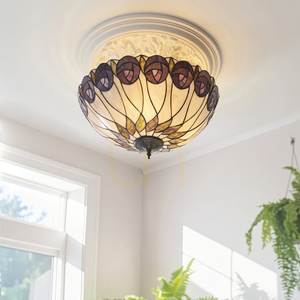 Hutchinson Tiffany Multicolor plafon lampă 111906 Interioare. small 2