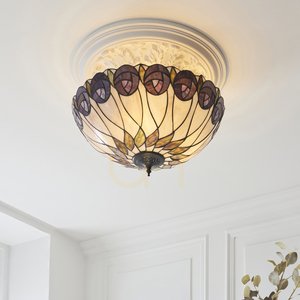 Hutchinson Tiffany Multicolor plafon lampă 111906 Interioare. small 3