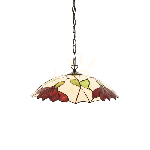 Verifica Lustră pendul Interiors Tiffany Botanica multicolor Ø45 cm E27 112246