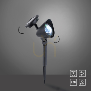 LEKU-SOL Lampă de grădină 19102-18 negru 3xLED 12 LEKU-SOL Lampă de grădină 19102-18 negru 3xLED small 12