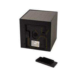 Lampă solară de perete cu LED COB V-TAC 9W, reglabilă, pătrată, neagră, 15x15 cm, IP65, VT-11109, 3000K, 860 lm small 4