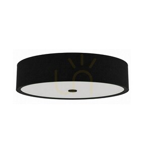 Plafonieră Zalindro Open Design Highlights alb-negru 6xE27 Ø745 mm acril metal țesătură small 0