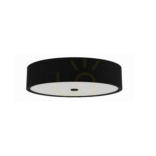 Verifica Plafonieră Zalindro Open Design Highlights alb negru 545 mm acril metal țesătură E27