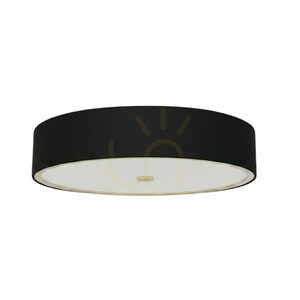 Plafonieră Zalindro Open Design Highlights alb negru auriu 745 mm E27 6 becuri small 0