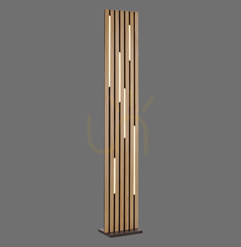Verifica Lampa de podea Q-AKUSTIK 822-79 din lemn, cu 1 LED
