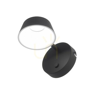 Aplică LED Timo Open Design Highlights Alb Negru 6W 3000K IP20 small 2