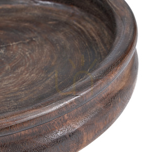 Bol decorativ BAZAR BIZAR Banyan lemn de mango maro închis 50 cm small 3