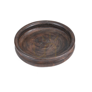 Bol decorativ BAZAR BIZAR Banyan lemn de mango maro închis 50 cm small 6