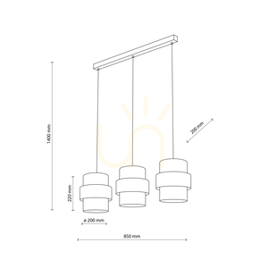 Lampa suspendată Calisto Juta 3 small 7