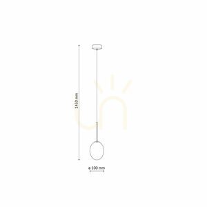Lampa suspendată Pearl Cognac 1 Xg9 small 4