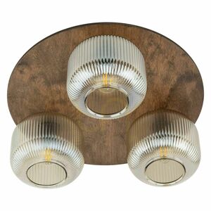 Lampa de tavan Salvia Brown, 3 becuri Xe14 small 8
