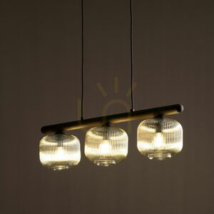 Lampa suspendată Salvia Brown, 3 becuri Xe14 small 1