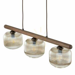 Lampa suspendată Salvia Brown, 3 becuri Xe14 small 3
