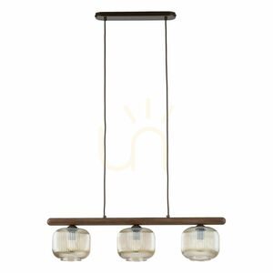 Lampa suspendată Salvia Brown, 3 becuri Xe14 small 6