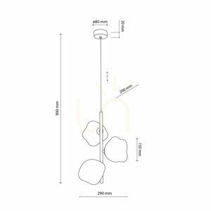 Lampa suspendată Lava Sabia 3 Xg9 small 9