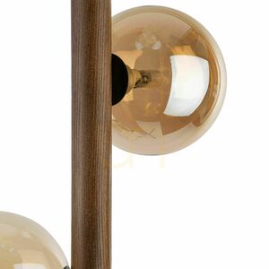 Lampa de podea Estera din lemn de nuc, culoare chihlimbar, 3 Xg9 small 3