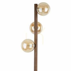 Lampa de podea Estera din lemn de nuc, culoare chihlimbar, 3 Xg9 small 4