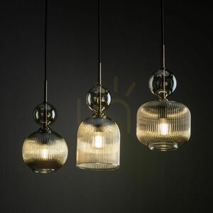 Lampa suspendată Sophia Cognac, 3 becuri Xe14 small 2
