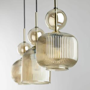 Lampa suspendată Sophia Cognac, 3 becuri Xe14 small 4