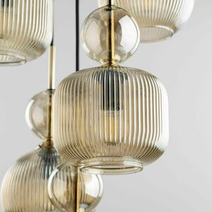 Lampa suspendată Sophia Cognac, 5 becuri Xe14 small 4