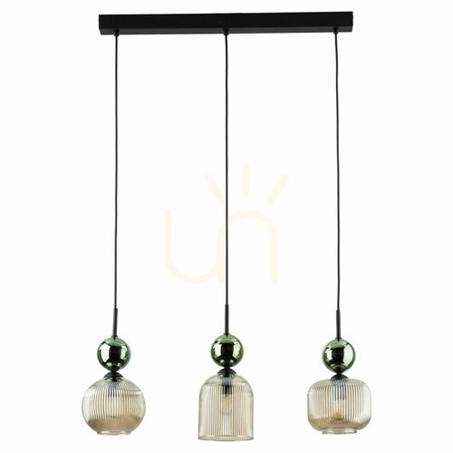 Verifica Lampa suspendată Sophia Green Cognac, 3 becuri Xe14