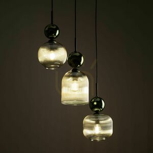 Lampa suspendată Sophia Green Cognac, 3 becuri Xe14 small 2
