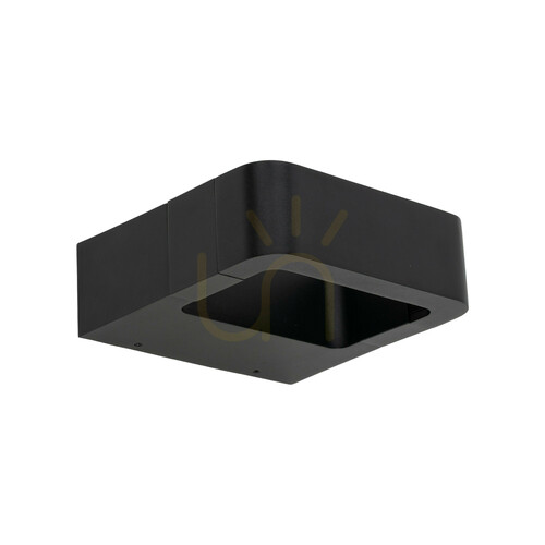 Verifica Aplică de perete Arius Black IP54