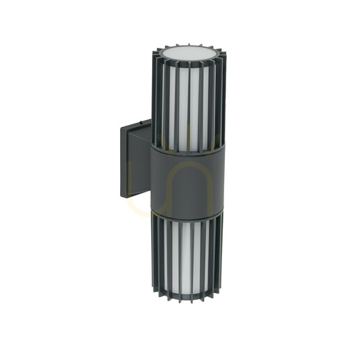 Verifica Aplică de perete Ribo Gray IP54 2 XE27