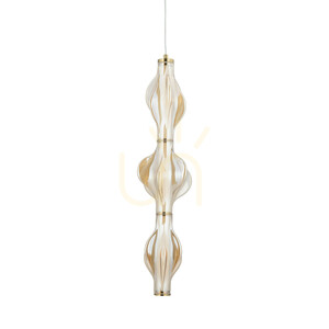 Lampa suspendată Elva Brass 22 W LED small 15