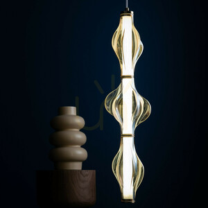 Lampa suspendată Elva Brass 22 W LED small 3
