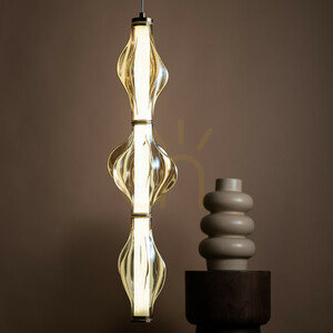 Lampa suspendată Elva Brass 22 W LED small 4