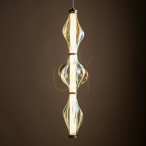 Lampa suspendată Elva Brass 22 W LED small 6