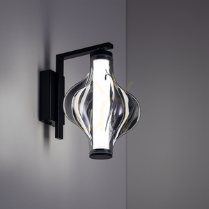 Aplică de perete Elva Black cu LED de 8 W small 2