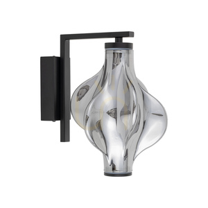 Aplică de perete Elva Black cu LED de 8 W small 3
