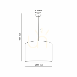 Lampa suspendată Vellum Sabia 1 Xe27 small 8