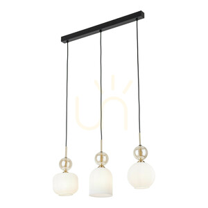 Lampa suspendată Sophia Cognac White, 3 becuri Xe14 small 6
