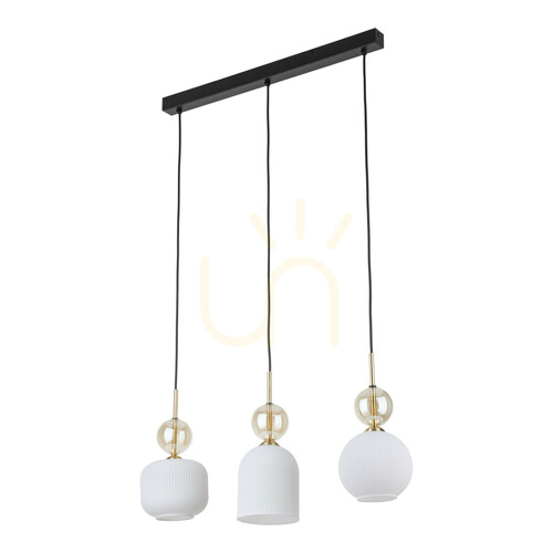 Verifica Lampa suspendată Sophia Cognac White, 3 becuri Xe14