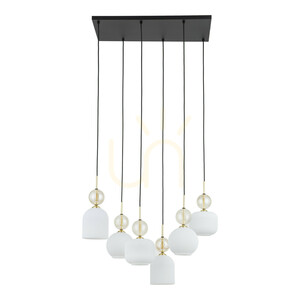Lampa suspendată Sophia Cognac White, 6 becuri Xe14 small 10