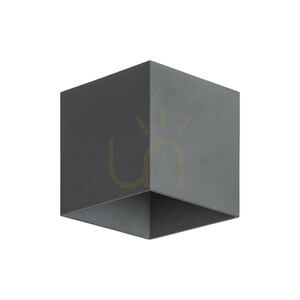 Aplică de perete cu LED-uri „Cube Gray”, IP 54 small 0