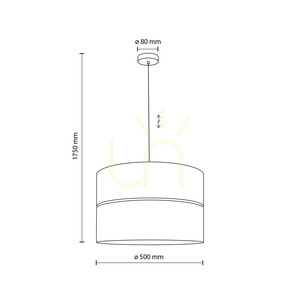 Lampa suspendată Calma 1 Xe27 500 small 8