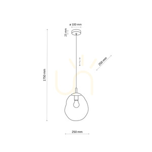 Lampa suspendată Lava M Sabia 1 Xe27 small 9