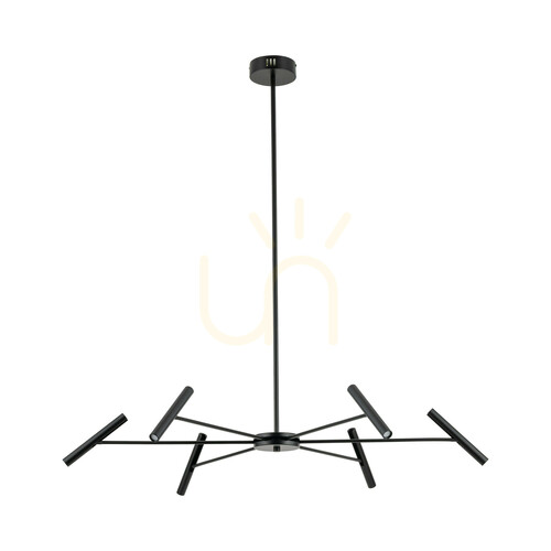 Verifica Lampă suspendată Niva Black cu LED de 30 W