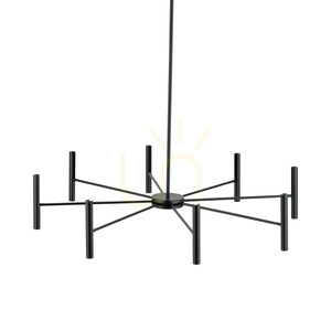 Lampa suspendată Niva Black cu LED de 40 W small 6