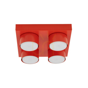 Lampa de tavan Brix Red 4 Xgx53 small 6