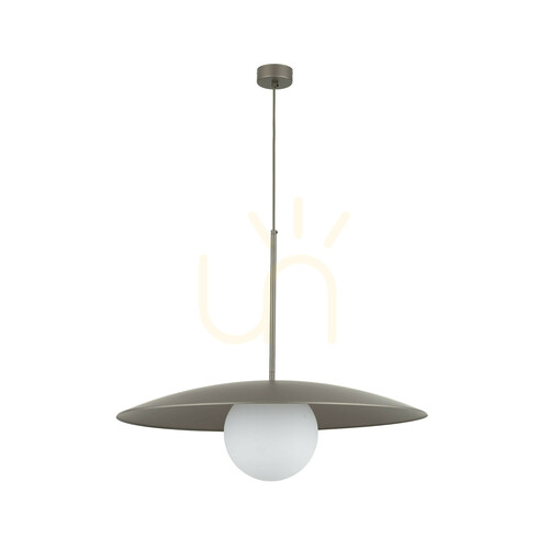 Verifica Lampă suspendată din sticlă maro, model Slate New, 1 Xe27