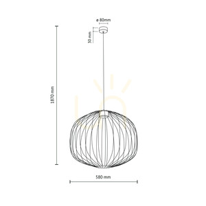 Lampa suspendată Sphera M Brick 1 Xgx53 small 7