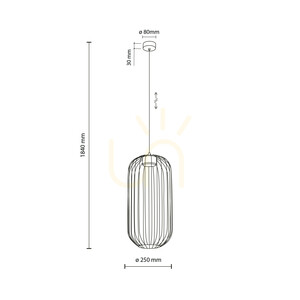 Lampa suspendată Sphera S Brick 1 Xgx53 small 9
