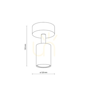 Lampa de tavan Nex Sabia 1 XGU10 small 5